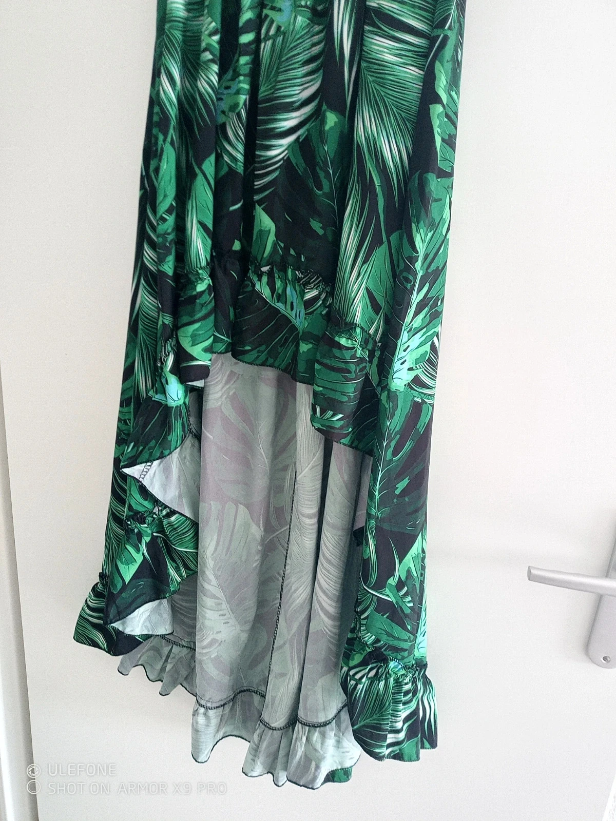 vestido longo Jungle assimétrico – photo 4